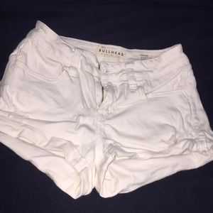 white shorts